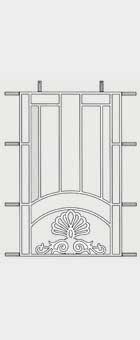 SA4 (901mm x 620mm) Hinged Aluminium Decorative Door
